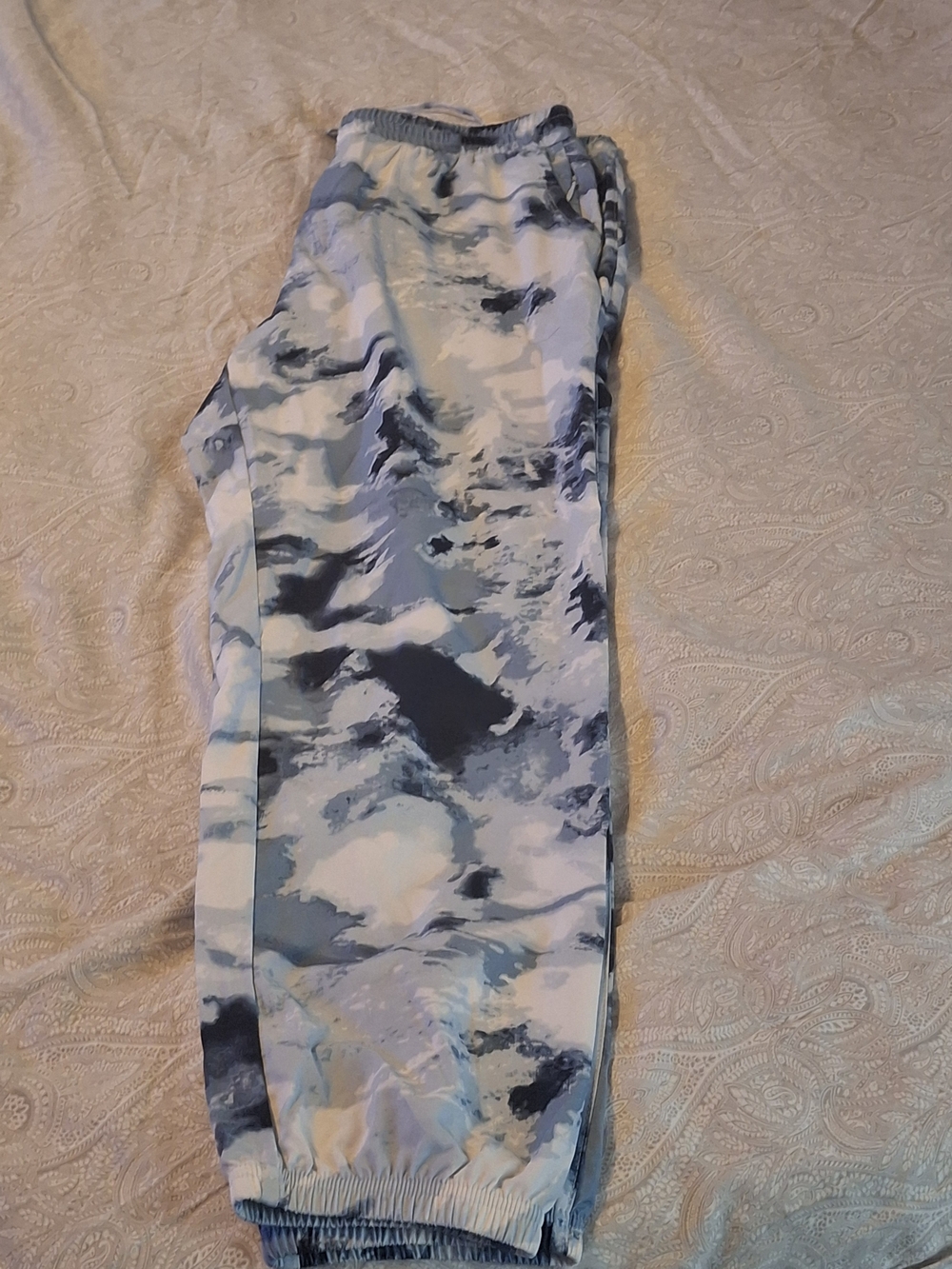 Zac & Rachel Jogger Pants in Blue Tie-Dye - Picture 2 of 4
